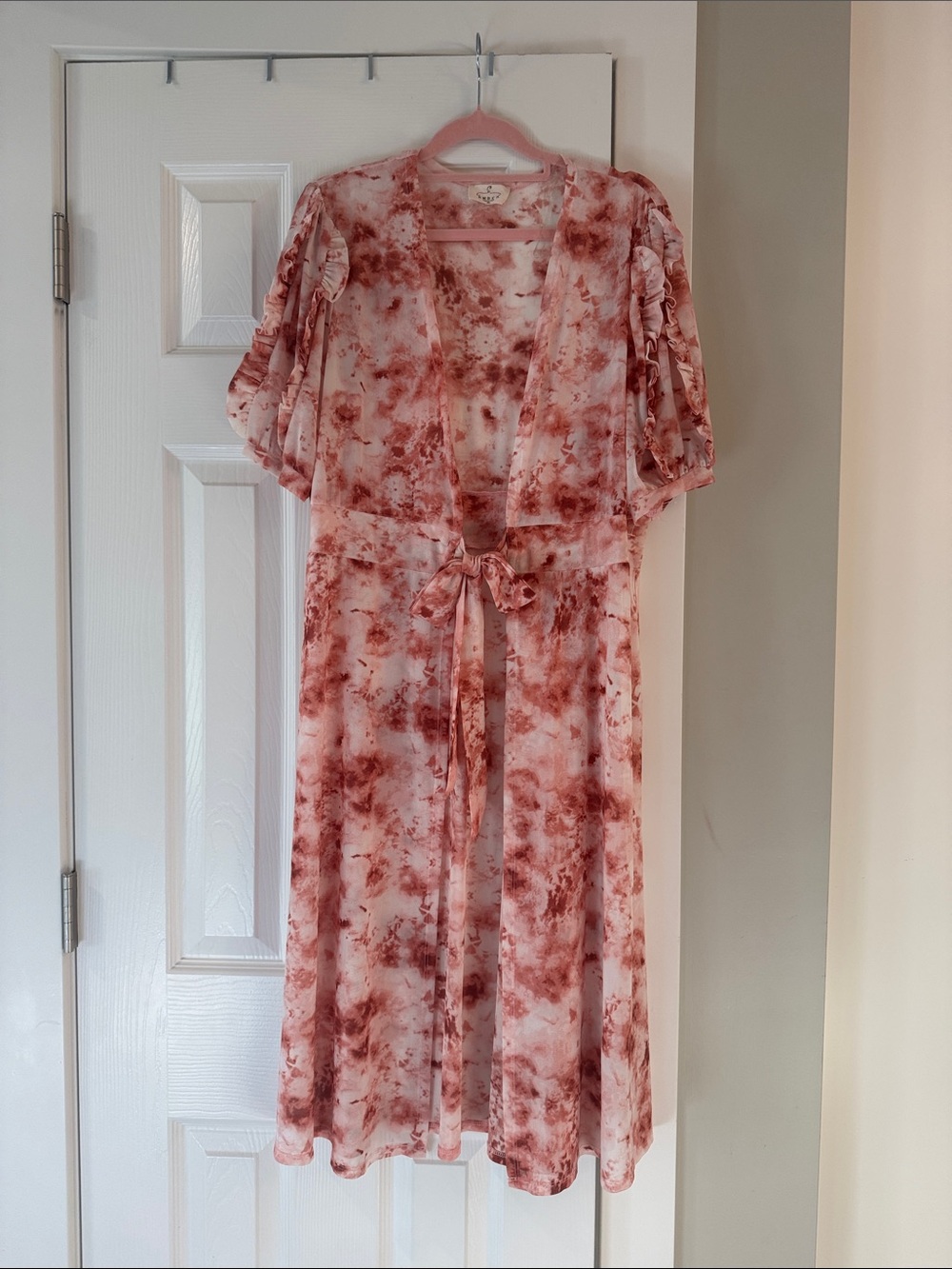 Women’s Rose Cloud Print Kimono Wrap